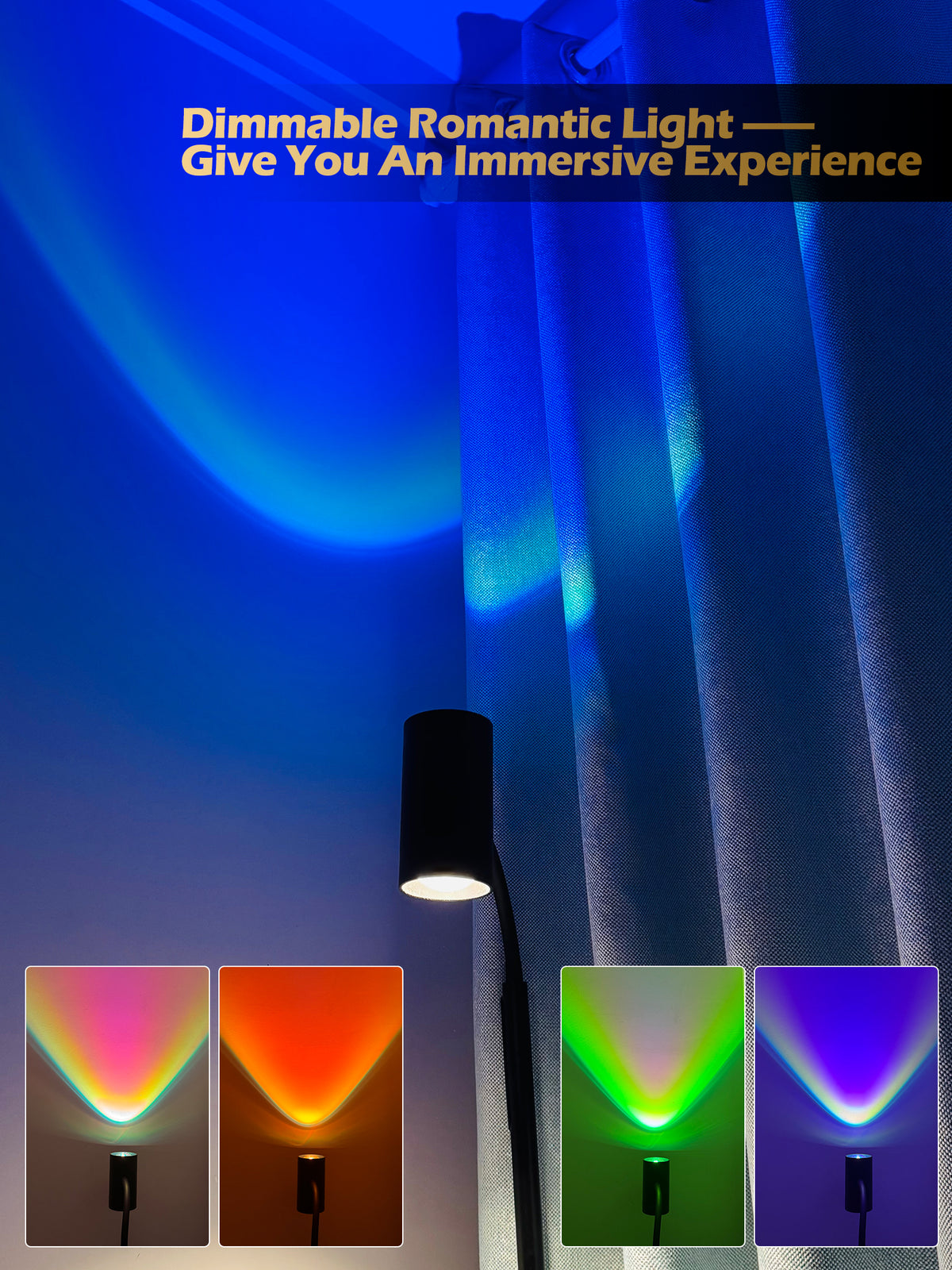 GLOWRIUM® H2 Stehleuchte – Beidseitige LED-Leuchte für Wohn- und Schlafzimmer