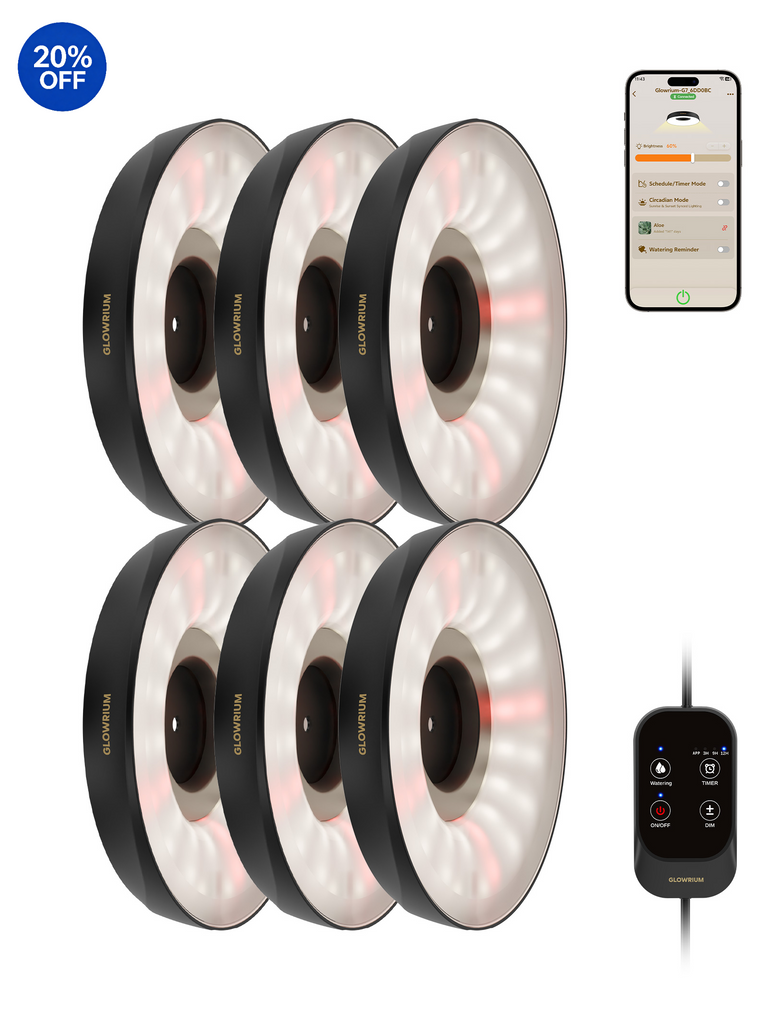 GLOWRIUM G7 | 48W Smart Full Spectrum LED Puck-Pflanzenlampe