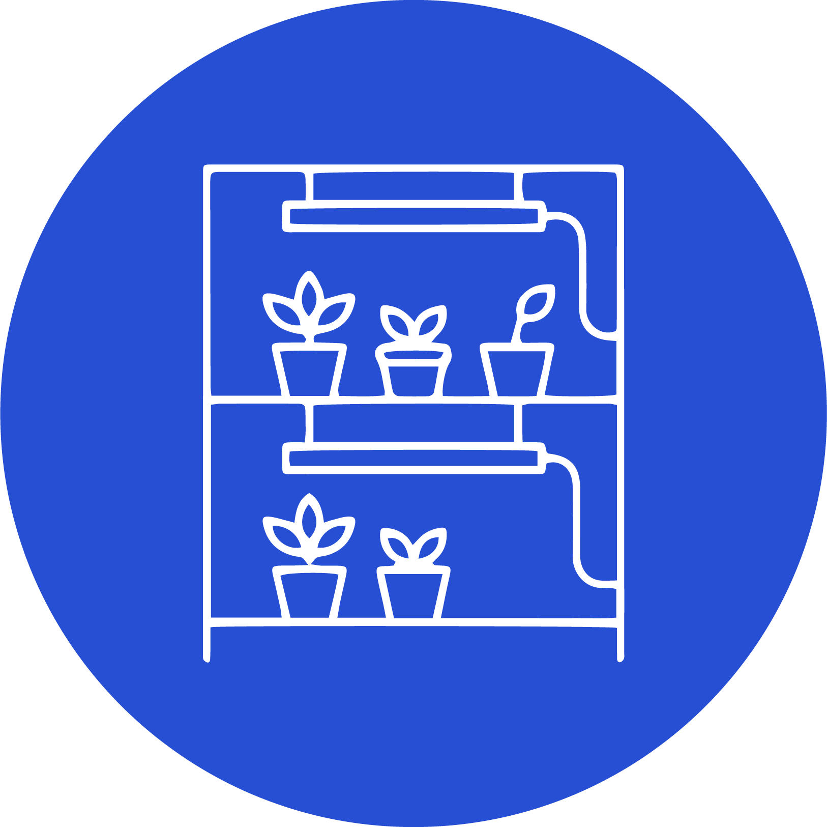 Grow lights for Shelf