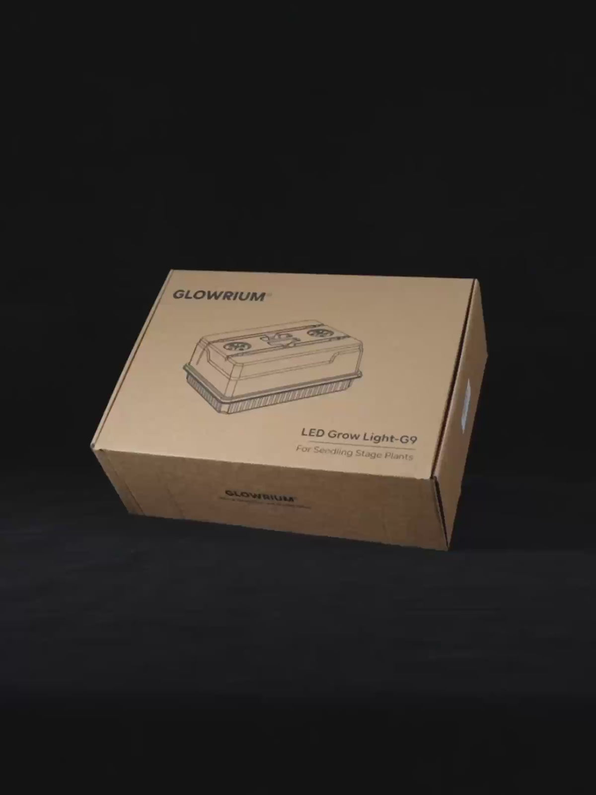 GLOWRIUM G9 | Seed Starter Kit with 30W Grow Lights