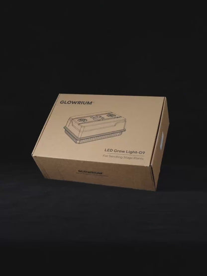 GLOWRIUM G9 | Seed Starter Kit with 30W Grow Lights