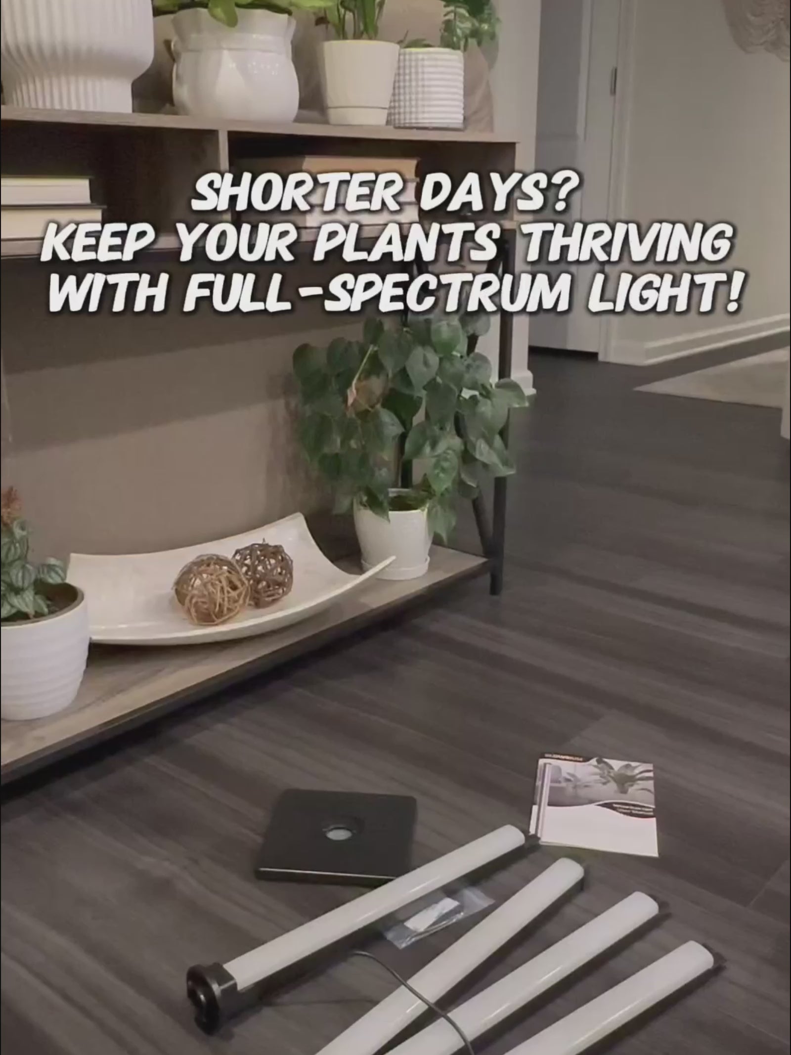 GLOWRIUM G3 vertical grow light installation and use cases video