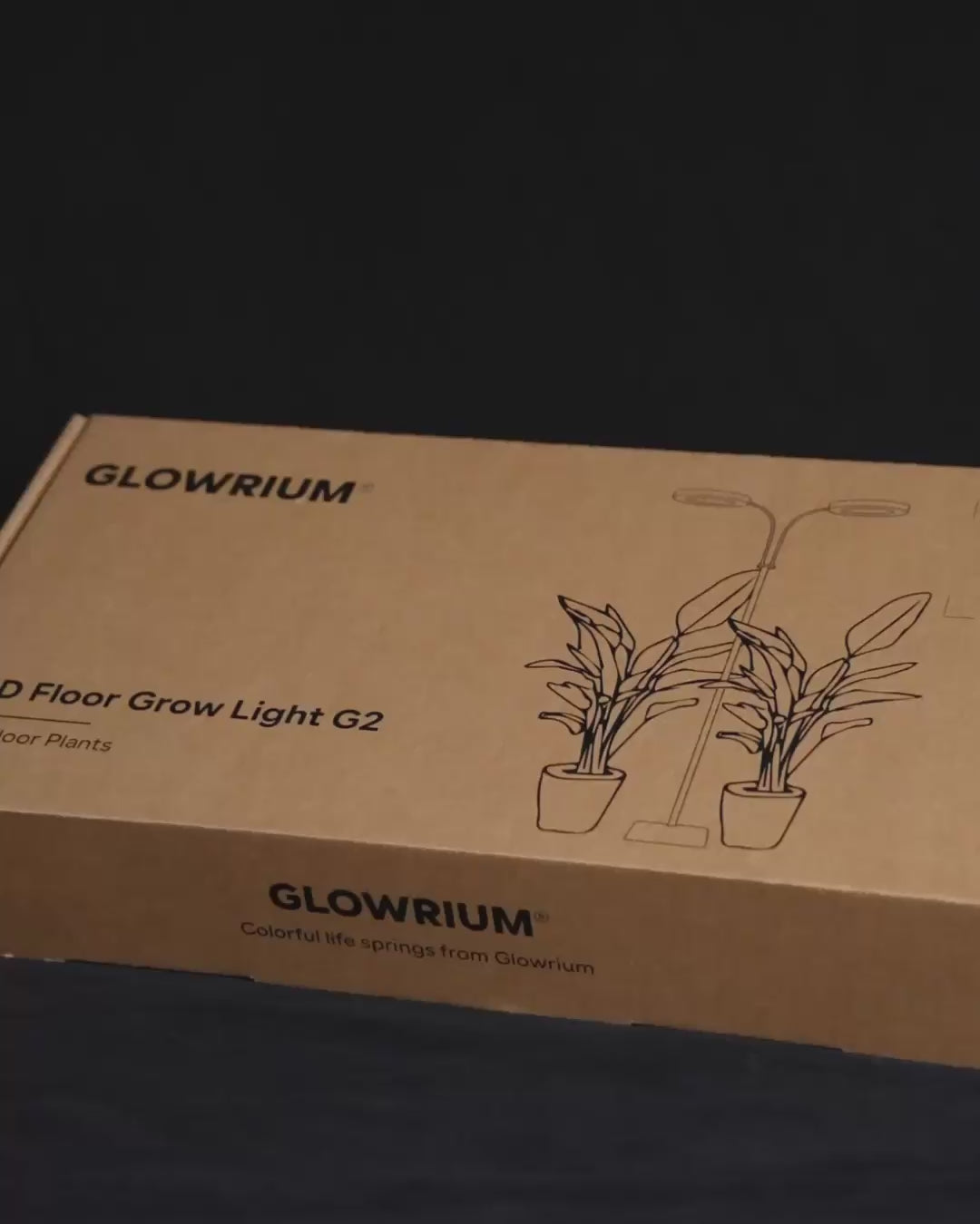 Video assembly guide and feature review of GLOWRIUM G2 adjustable floor grow light